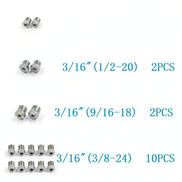 TUBPRO Aluminum Manganese Brake Line Kit-4