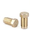 Tobaiwind Brake Line Plugs Brass NPT 1/8-5
