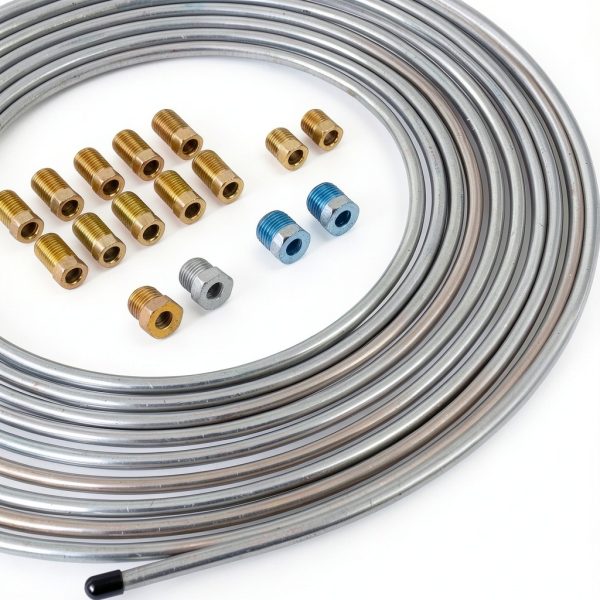 Copper Brake Line Kit 4LIFETIMELINES 1/4" Tubing-1