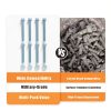 JEYPSHQP Zinc Bolt Set for Chevrolet V8 Engines 3/8-16 x-4
