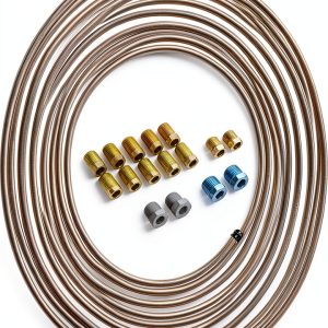 Copper Brake Line Kit 4LIFETIMELINES 1/4" Tubing-0