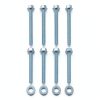JEYPSHQP Zinc Bolt Set for Chevrolet V8 Engines 3/8-16 x-0