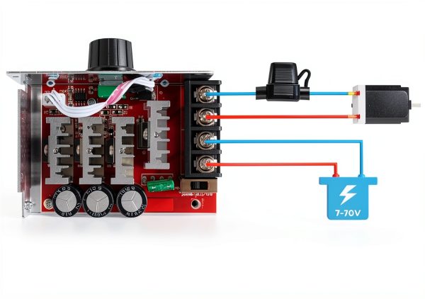 PWM DC Motor Speed Controller Hosyond 7-70V 30A with 30A Fuse-2