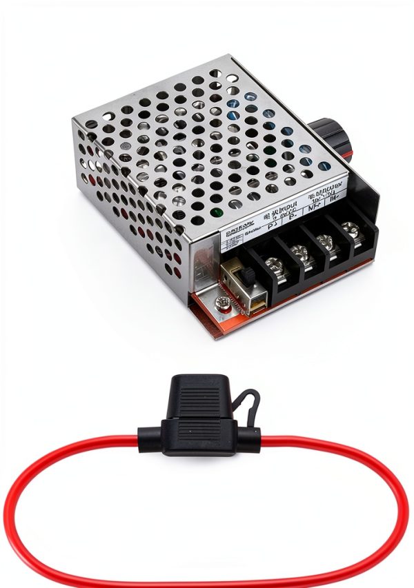 PWM DC Motor Speed Controller Hosyond 7-70V 30A with 30A Fuse-4