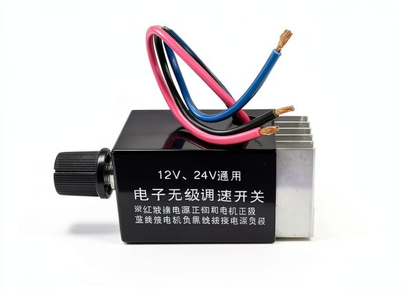DC Motor Speed Controller LDCRE 12V/24V 10A Stepless Regulator 3 Pack-2
