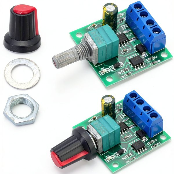 PWM Low Voltage DC Motor Speed Controller WWZMDiB 6pcs 1803BK 2A 30W-3