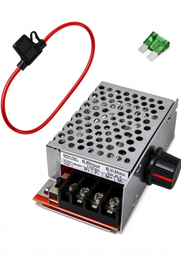 PWM DC Motor Speed Controller Hosyond 7-70V 30A with 30A Fuse-0