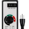 AC Motor Speed Controller CDMALL 120V 15A 6ft Cord Fan Control-3