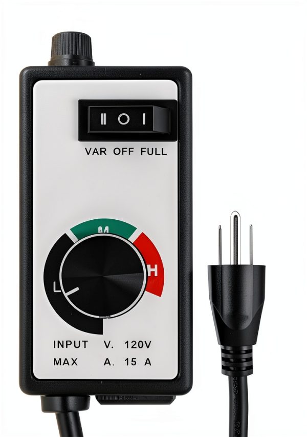 AC Motor Speed Controller CDMALL 120V 15A 6ft Cord Fan Control-3