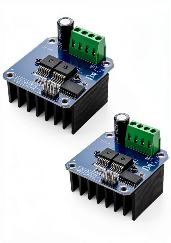 BTS7960 2-Piece Motor Driver Set for Arduino with Current Limiting-0